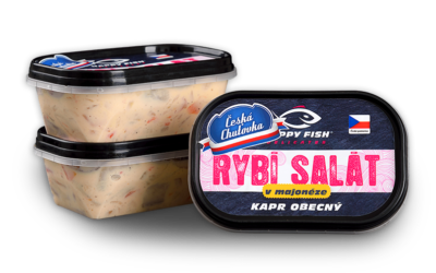 Rybí salát v majonéze – Kapr obecný